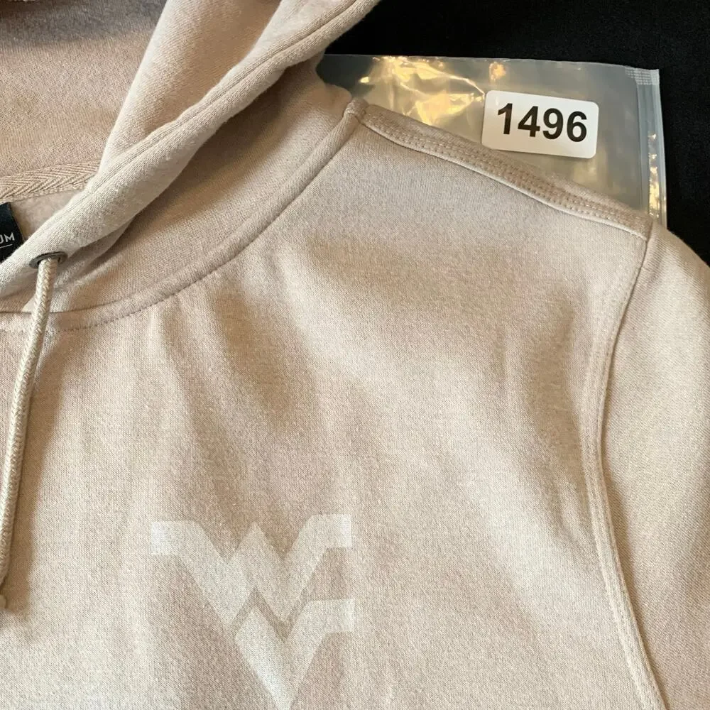 🎉HOST PICK🎉  WVU Great Outdoors NEW Mens Hoodie Sweatshirt XXL Tan Sequoia Color - Picture 13 of 13